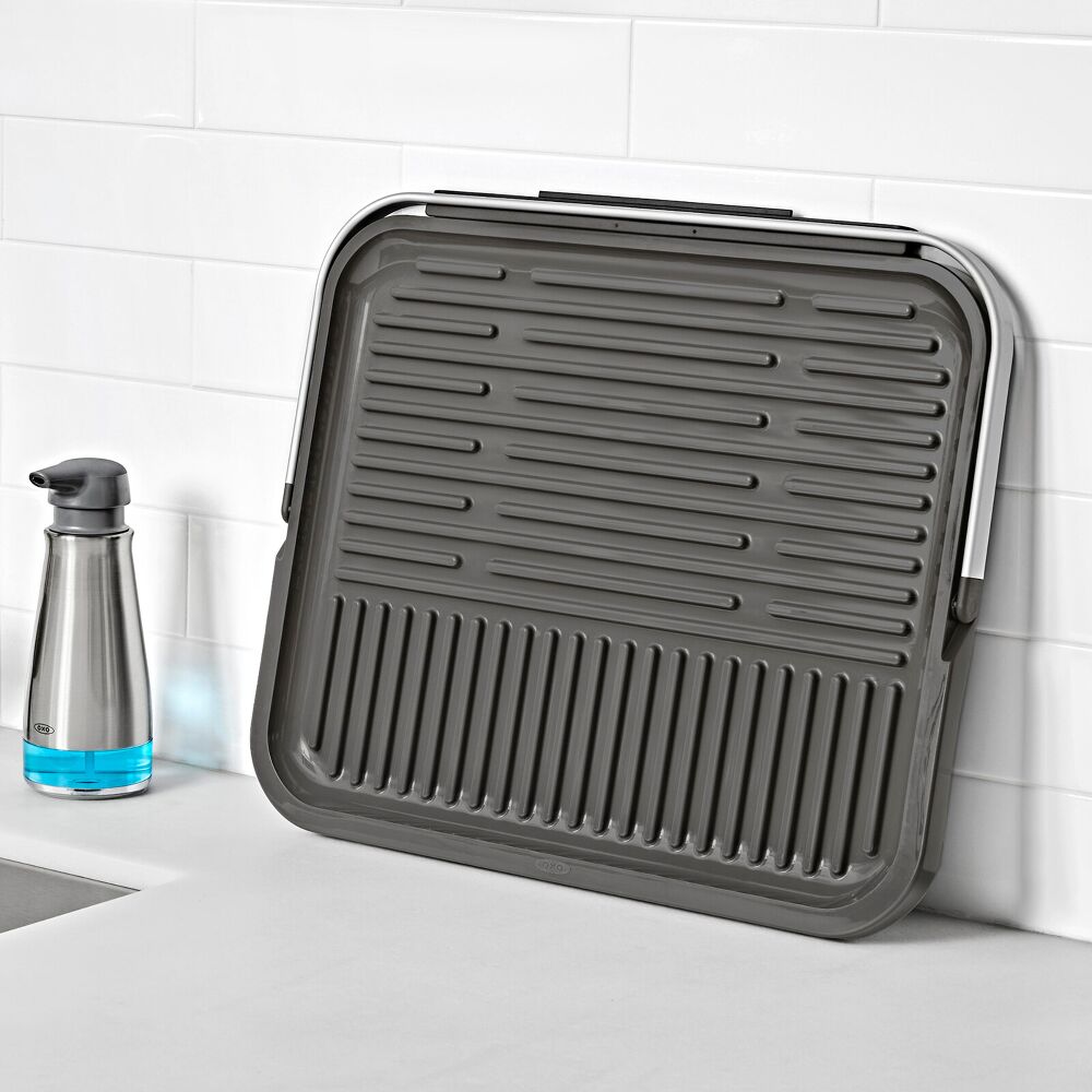 OXO Good Grips Compact Drying Rack with Dish Rest W9
