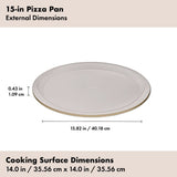Non-Stick Pro Ceramic Coated Metal Bakeware 15” Pizza Pan B8