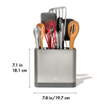 Adjustable Stainless Steel Utensil Holder - Large Z6
