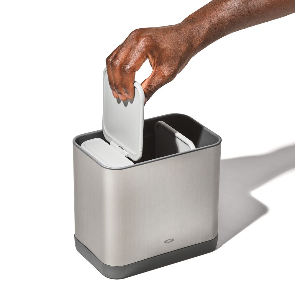 Adjustable Stainless Steel Utensil Holder - Large Z6
