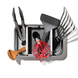 Adjustable Stainless Steel Utensil Holder - Large Z6