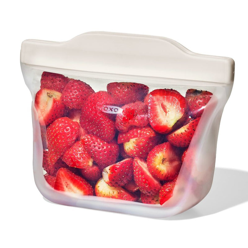 Silicone Reusable Bag - Stand-Up Snack (12 oz) – Oat B6