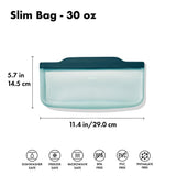 Silicone Reusable Bag - Slim Bag (20 oz) - Lagoon O7