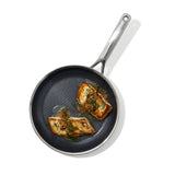 Trident Hybrid Non-Stick Stainless Steel 2-Piece Frypan Set G0