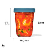 Twist & Stack Container (32 oz) – 2-Pack Q0