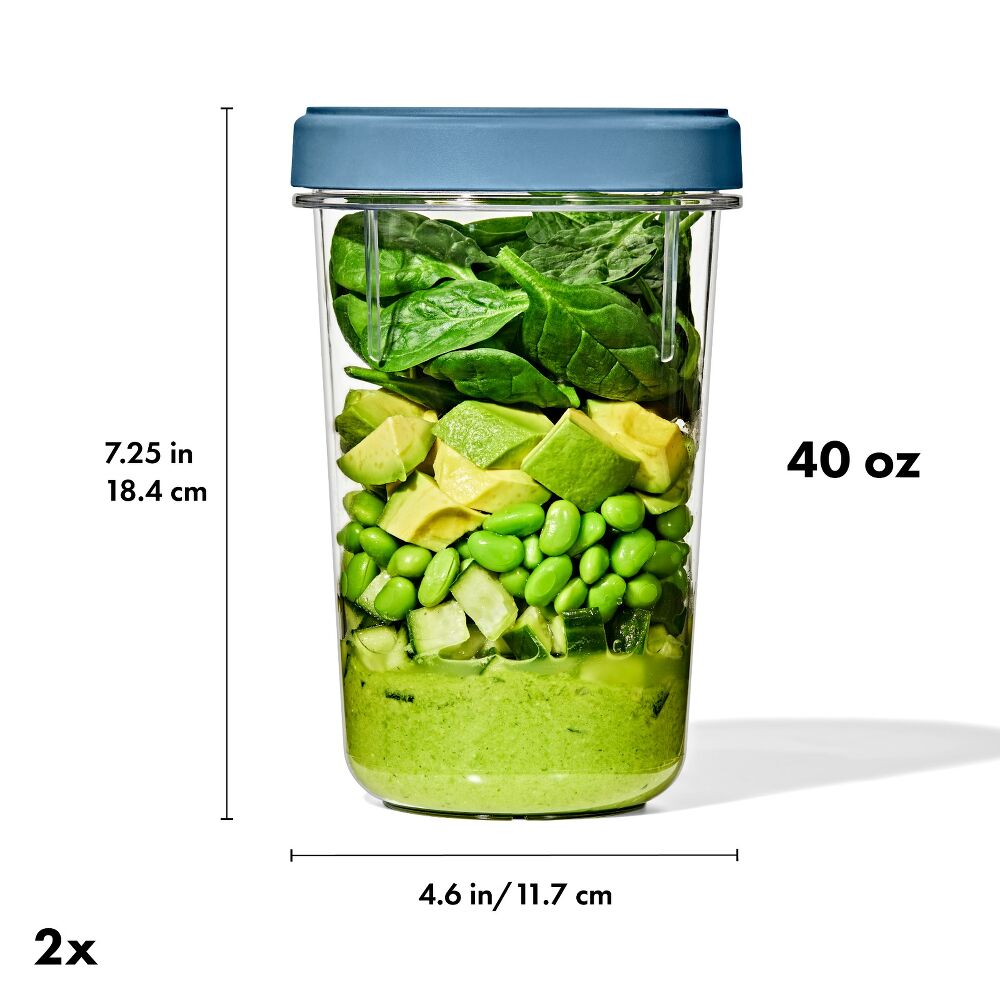 Twist & Stack Container (40 oz) - 2-Pack W3