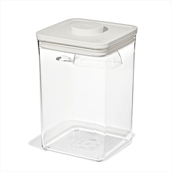 OXO Pet POP Container with Scoop — Big Square Medium — 4.4 Qt/4.2 L O1