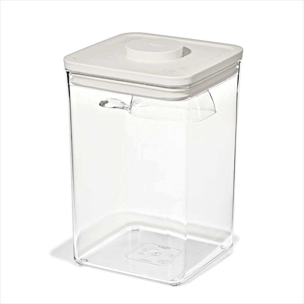 OXO Pet POP Container with Scoop — Big Square Medium — 4.4 Qt/4.2 L O1
