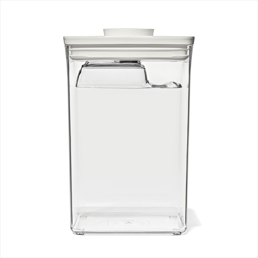 OXO Pet POP Container with Scoop — Big Square Medium — 4.4 Qt/4.2 L O1