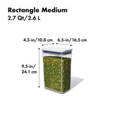 POP Container - Rectangle Medium (2.7 Qt/2.6 L) R8