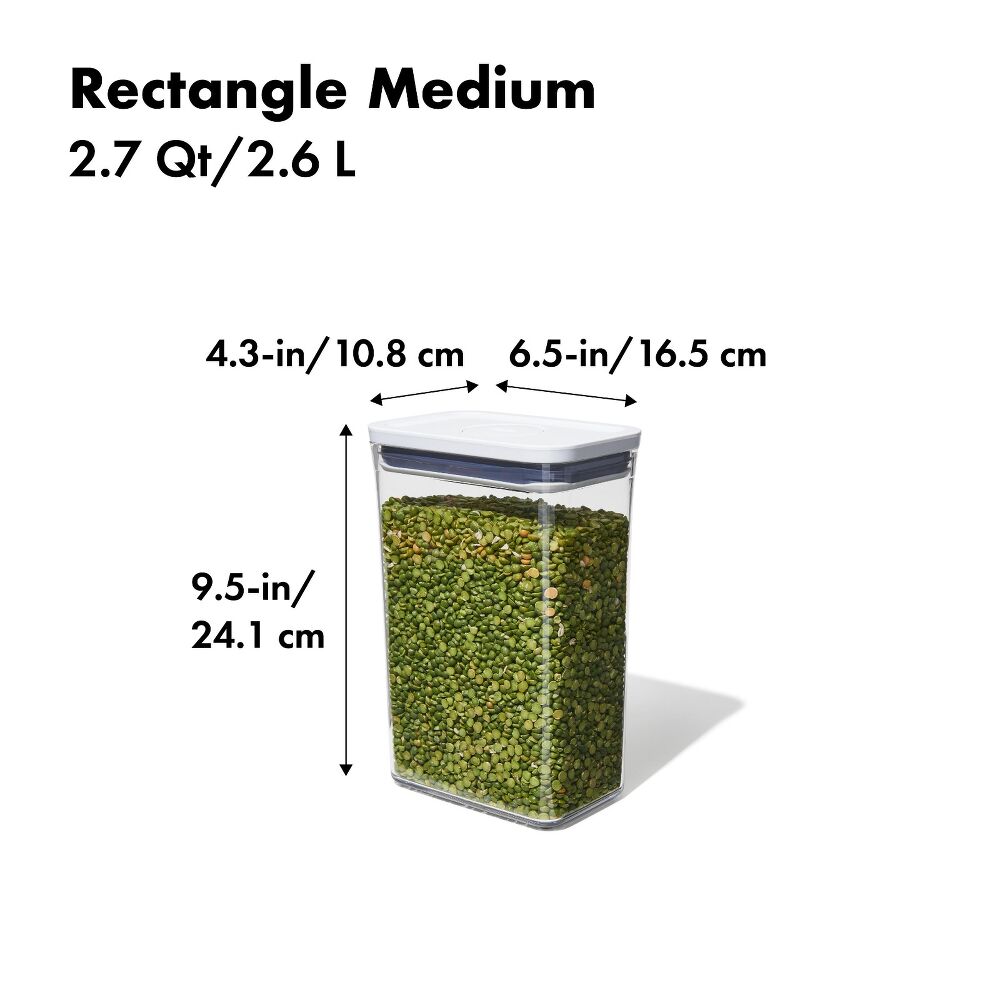 POP Container - Rectangle Medium (2.7 Qt/2.6 L) R8