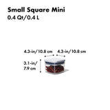 POP Container - Small Square Mini (0.4 Qt.) X9