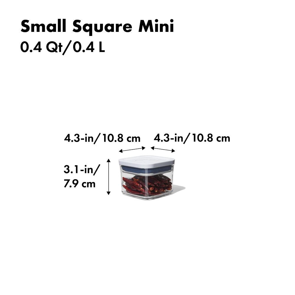 POP Container - Small Square Mini (0.4 Qt.) X9