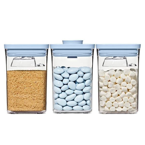 3-Piece POP Container Set with Mini Scoops X3