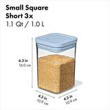 3-Piece POP Container Set with Mini Scoops X3