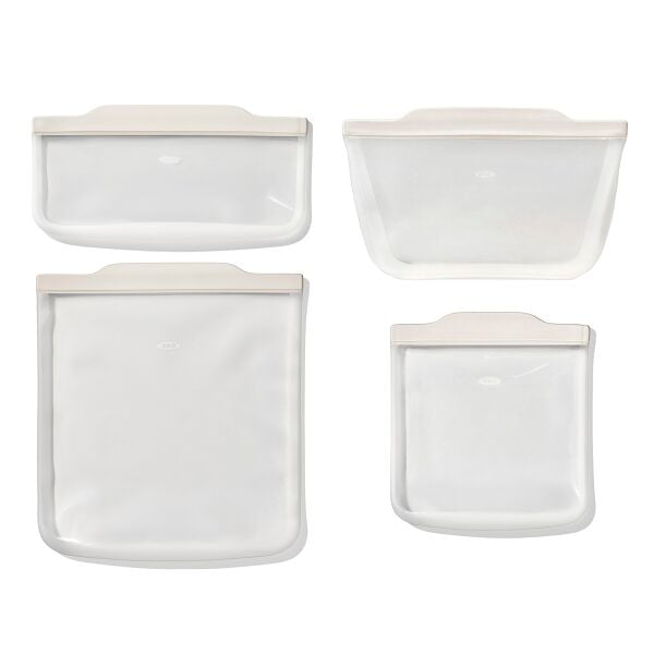 Silicone Bags Bundle - Oat B2
