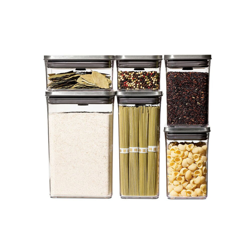 Steel 6-Piece POP Container Set C3