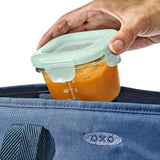 Glass Baby Blocks Food Storage Containers (4 oz) - Opal C7
