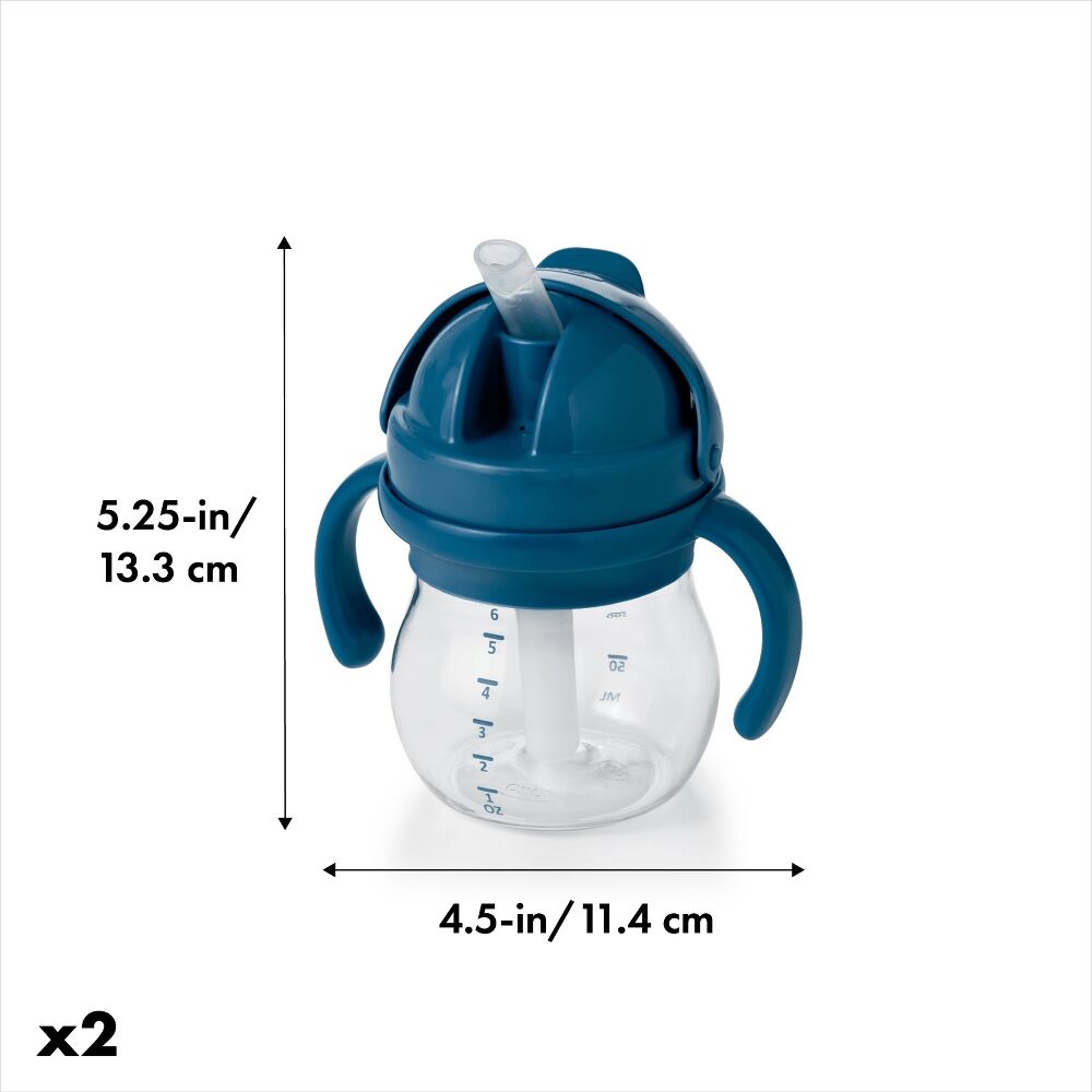 Transitions 6 Oz Straw Cup with Handles Set Q4